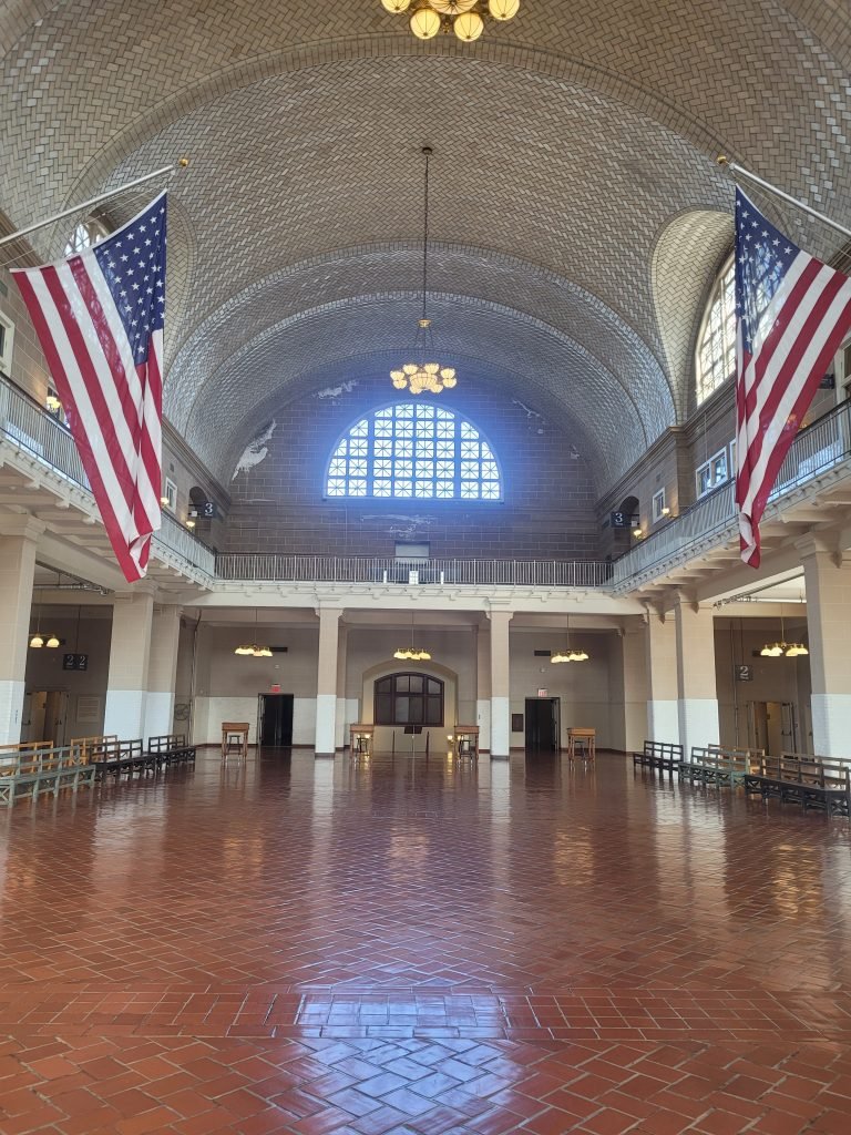 Inside view at Ellis Island