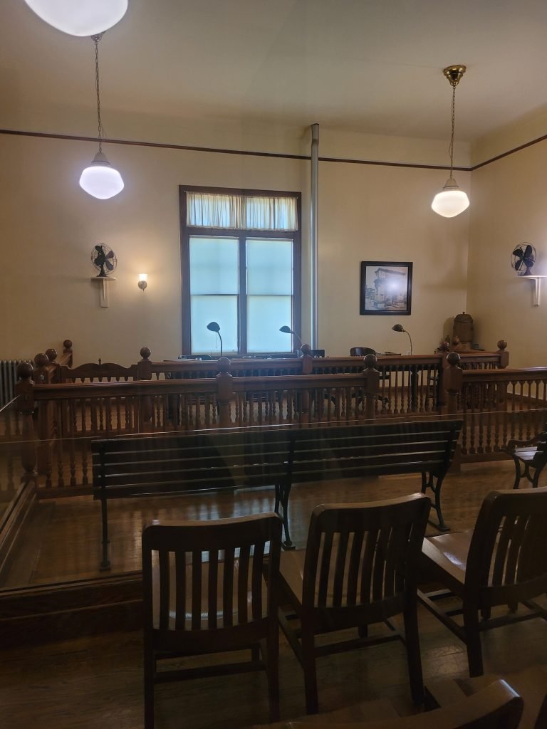 Courtroom at Ellis Island